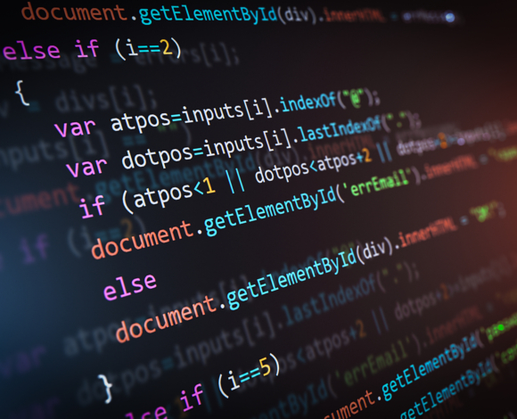 computer programming screen with code